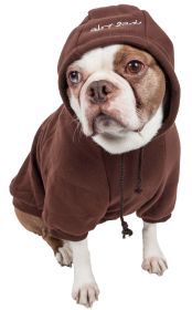 Fashion Plush Cotton Pet Hoodie Hooded Sweater (size: large)